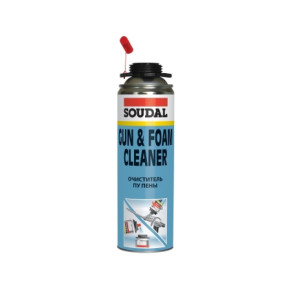 Очиститель полиуретановой пены Soudal GUN&FOAM CLEANER  400мл