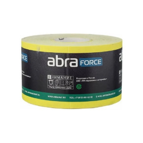 Наждачная бумага желтая ABRAforce Р80 115мм 50м1