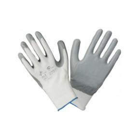 Перчатки нейлоновые с нитриловым покрытием SKT006 (Размер 8)