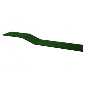 Планка крепежная фальц 0,45 PE с пленкой RAL 6005 зеленый мох