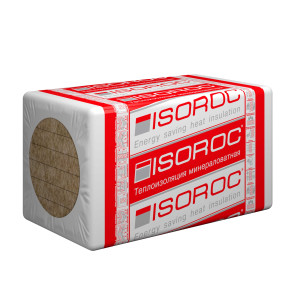 Утеплитель Isoroc ПП-80 50х600х1000мм (6шт/уп 3,6м2 0,18м3)