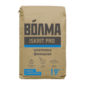 ВОЛМА ISKRIT PRO  (шпатлевка финиш.), 19 кг