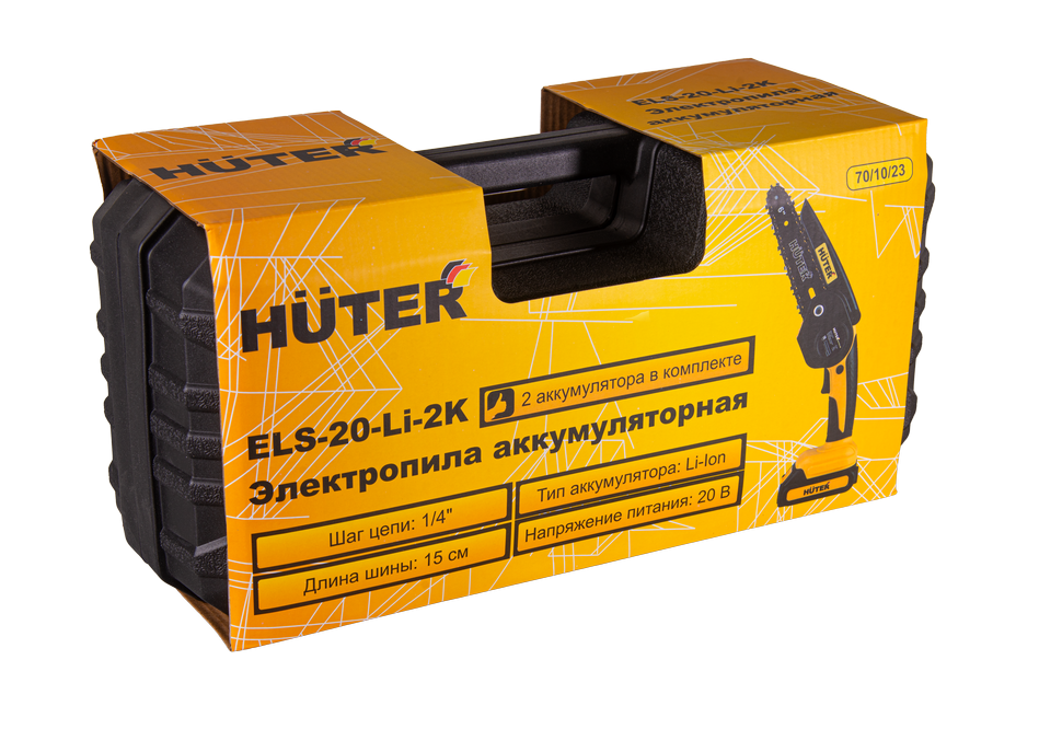 Электропила аккумуляторная Huter ELS-20-Li-2К