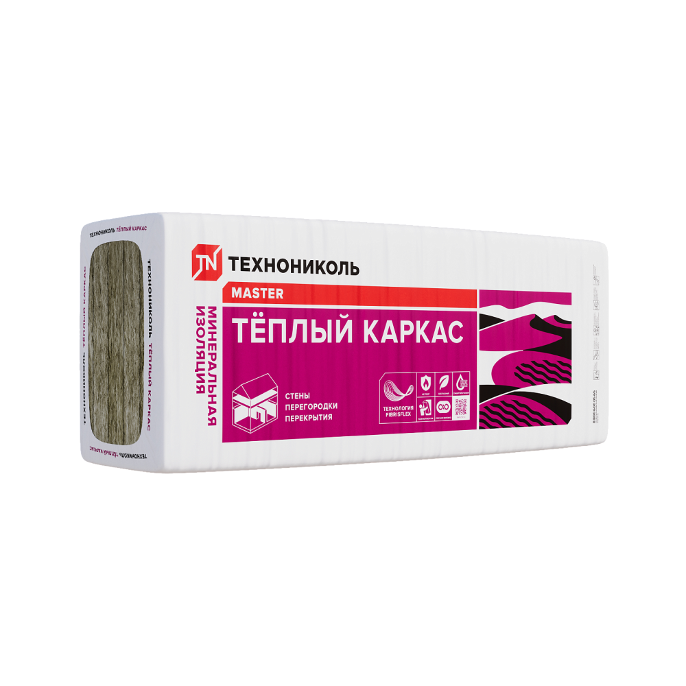 Утеплитель Технониколь 37 PN Теплый каркас 100х610х1200, 3,66м2