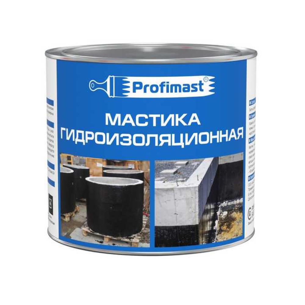 Мастика гидроизоляционная Profimast 2л/1,8кг