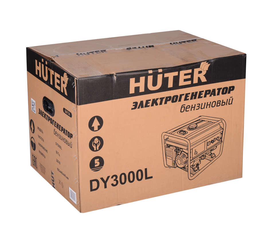 Портативный бензогенератор Huter DY3000L