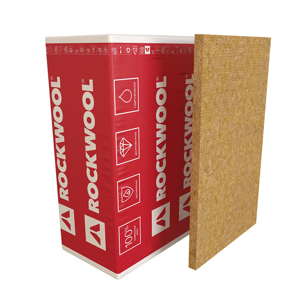 Утеплитель Rockwool Венти Баттс Оптима 50х600х1000мм (8шт/уп 4,8м2 0,24м3)