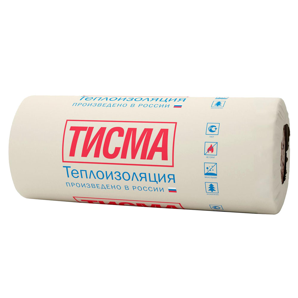 Утеплитель Тисма 50х1200х8300 40 (2 шт/уп. 1м3 19,9м2) R44MR