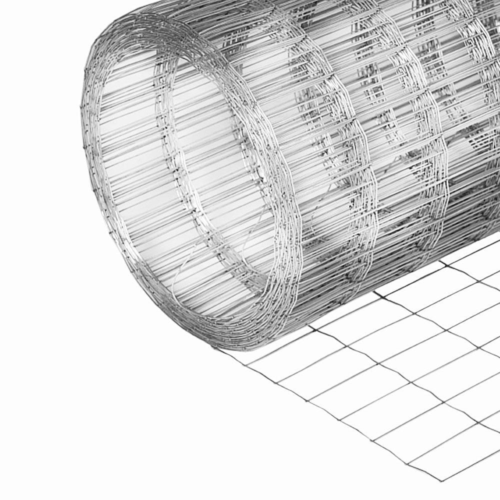 Сетка сварная оцинкованная 1,5х15м 50х100мм / 1,6мм