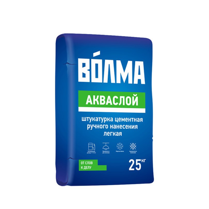 Штукатурка ВОЛМА Акваслой 25 кг